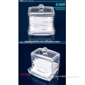transparent nail polish removing cotton wipe box, high quality nail polish remove wipe container